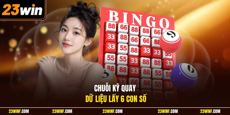 Chuỗi kỳ quay dữ liệu lấy 6 con số